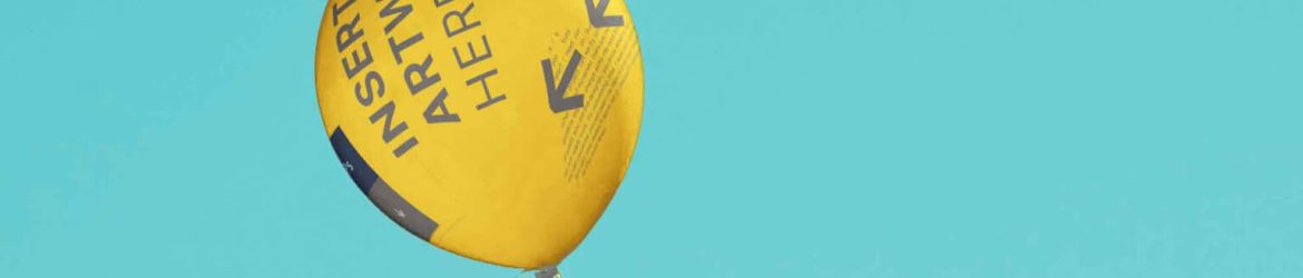 Free Balloon Mockup PSD