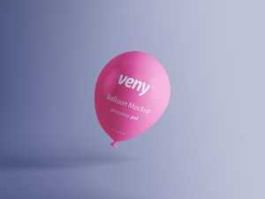 Free Balloon Mockup PSD