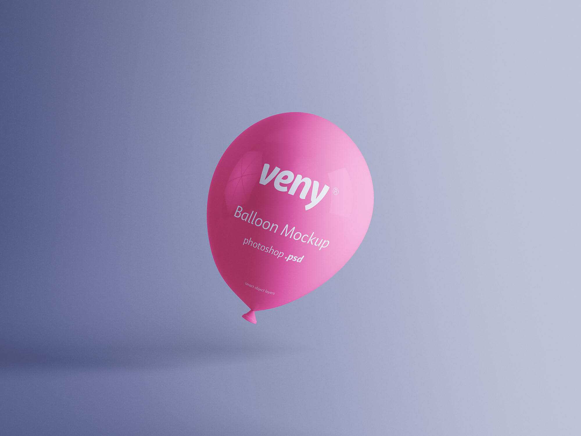Free Balloon Mockup PSD