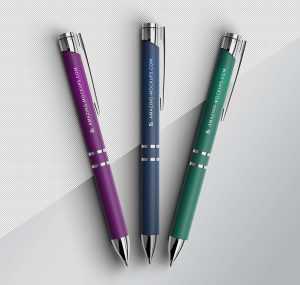 Free Ballpoint Pen Mockups 4 PSD files set