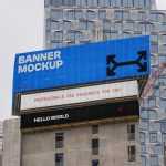 Free Banner on a Construction Mockup