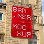 Free Banner on Old Building Mockup