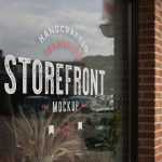 Free Barber Storefront Mockup