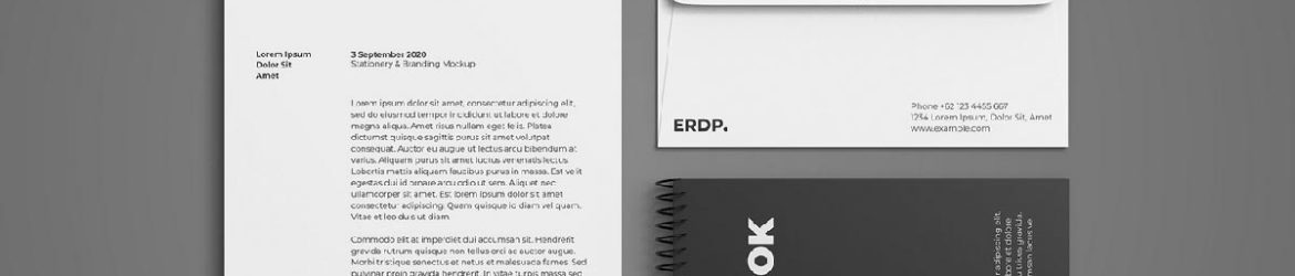 Free Basic Branding Stationery Mockup PSD