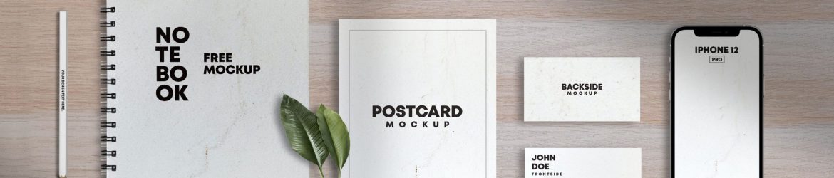 Free Basic Office Stationery Mockup PSD