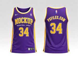 Free Basketball Jersey Mockup PSD Set 2026 — NBA Style Template | PsFiles