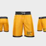 Free Basketball Jersey Shorts Mockup 3 PSD Set
