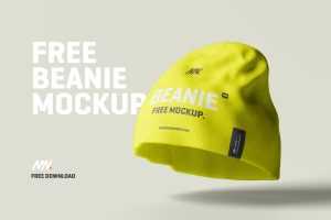 Free Beanie Hat Mockup