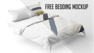 Free Bedding Mockup