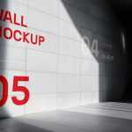 Free Big Concrete Wall Mockup