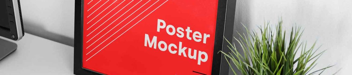 Free Big Frame Poster Mockup PSD