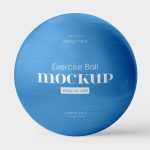 Free Big Gym Exercise Ball Mockup PSD Set