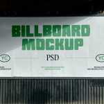 Free Big Wide Billboard Mockup