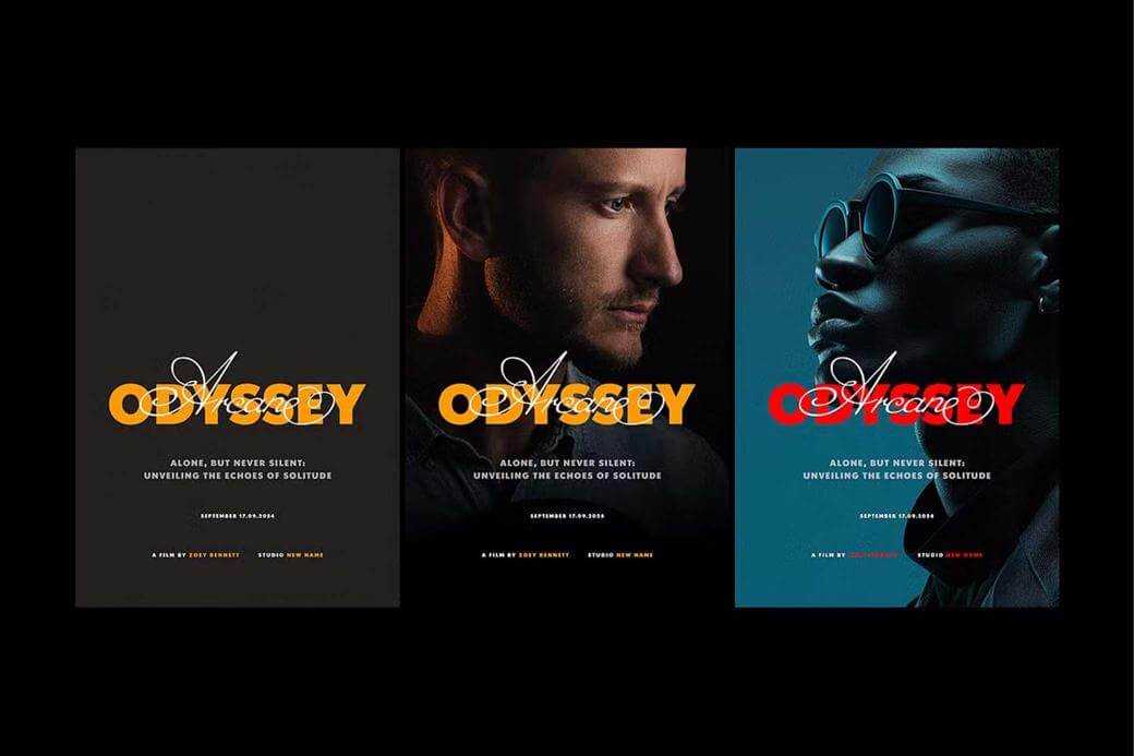 Free Biography Movie Poster PSD Template