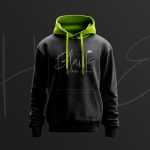 Free Black Hoodie Mockup
