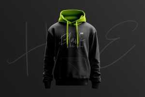 Free Black Hoodie Mockup