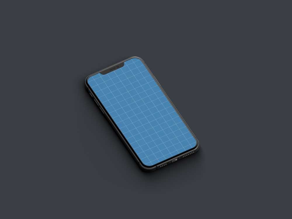 Free Black iPhone 11 Pro Mockup PSD