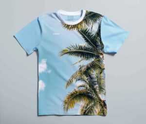 Free Blank T-shirt Mockup in PSD