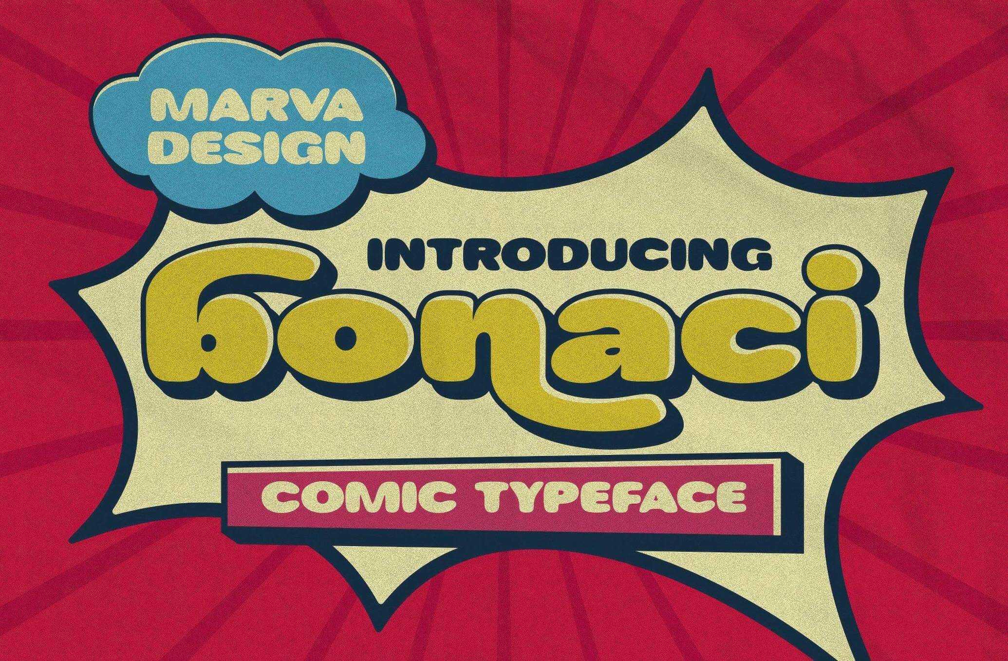 Free Bonaci Comic Typeface Free Font
