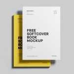 Free Book Cover Mockup Top View