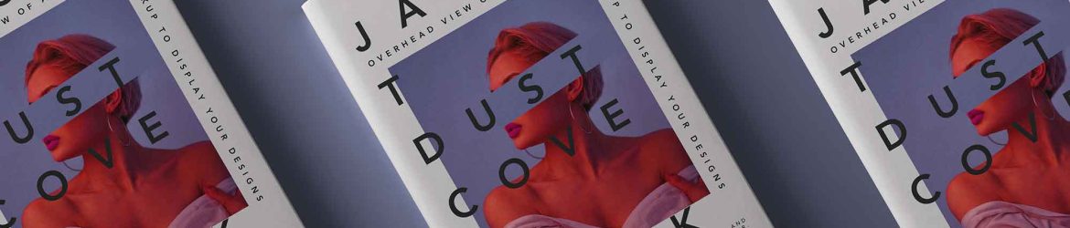 Free Book Cover Showcase Grid Mockup PSD