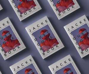 Free Book Cover Showcase Grid Mockup PSD