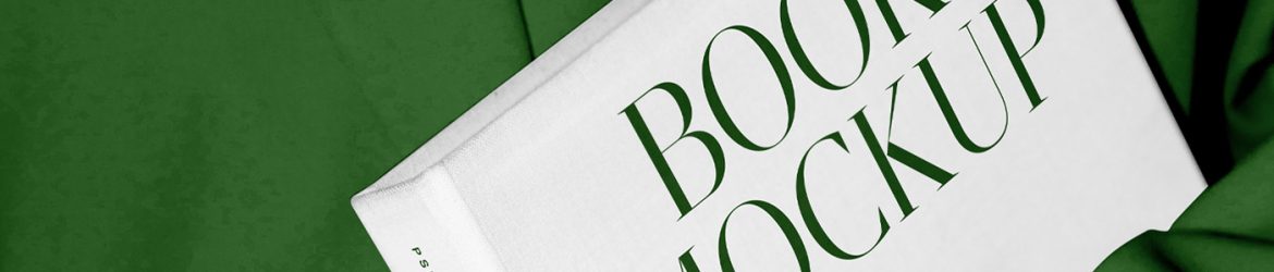 Free Book with Jacket Mockup