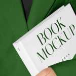Free Book with Jacket Mockup