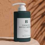 Free Bottle with Dispenser Mockup