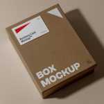 Free Box with Business Card PSD Mockup - Free PSD Download Free Box with Business Card PSD Mockup