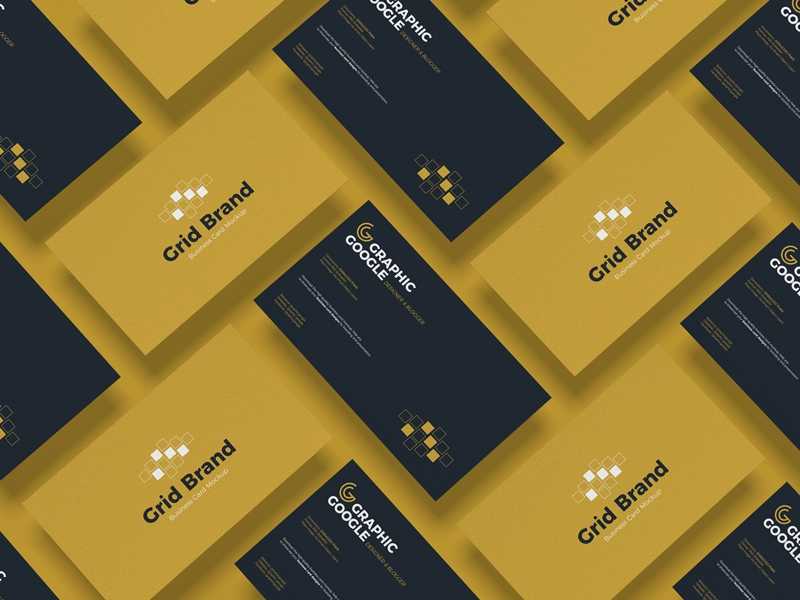 Free Brand Business Card Mockup