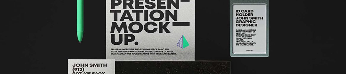 Free Branding ID card Psd Stationery PSD Mockup