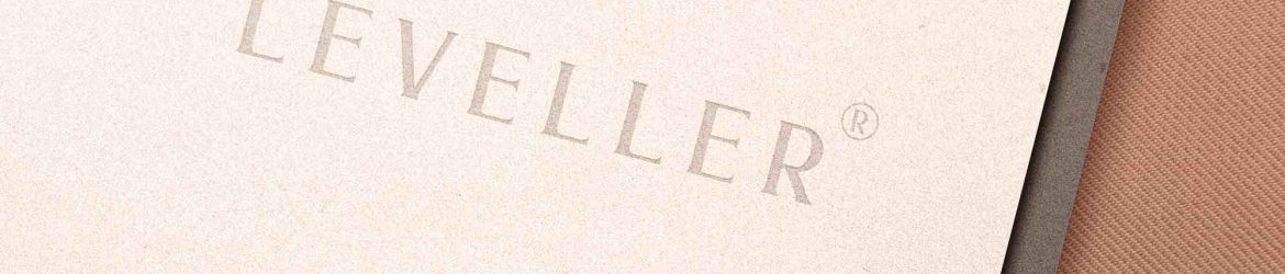 Free Branding Leveller Paper Logo Mockup PSD