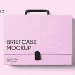 Free Briefcase Mockup PSD