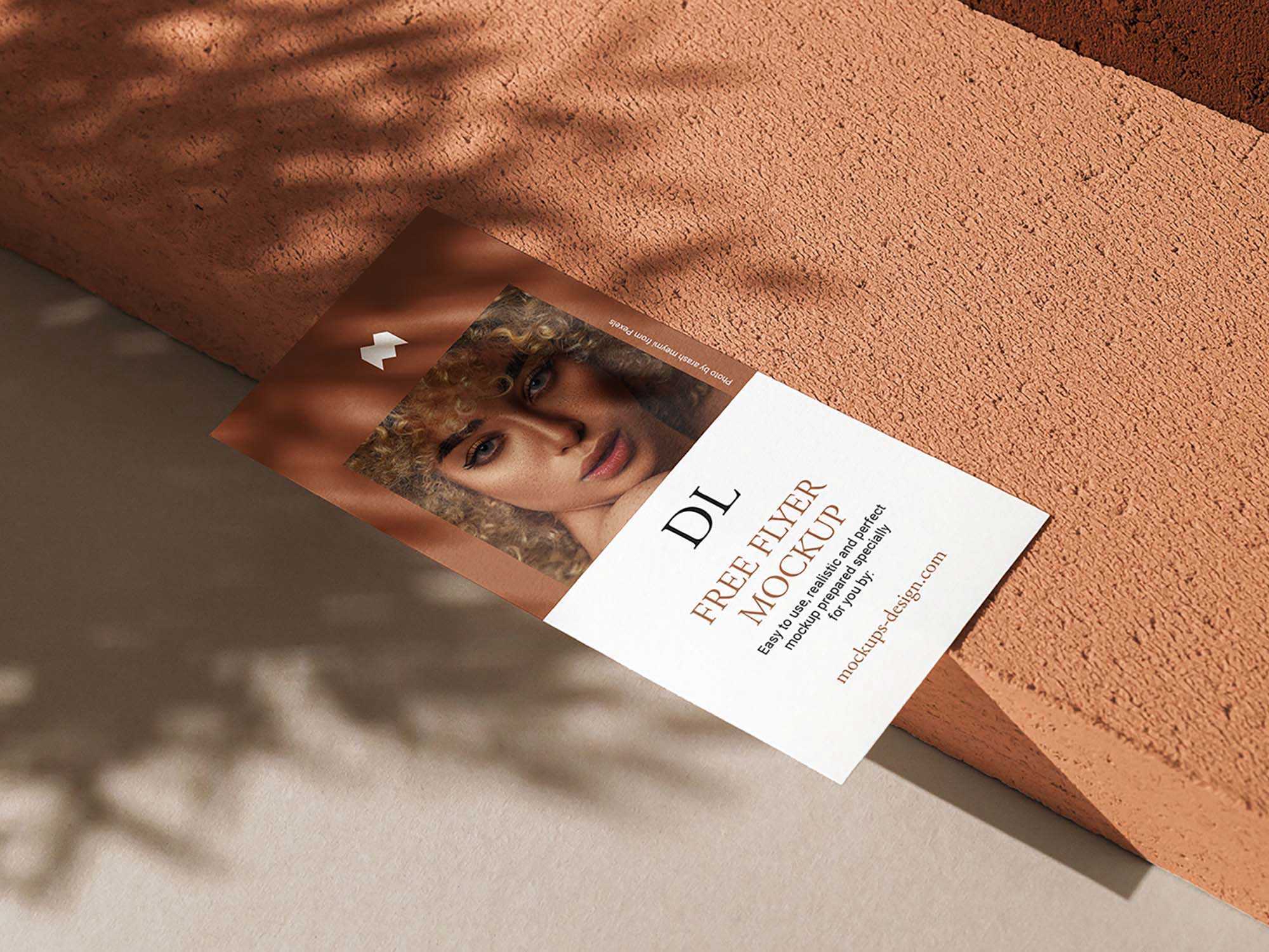 Free Bright DL Flyer Mockup PSD