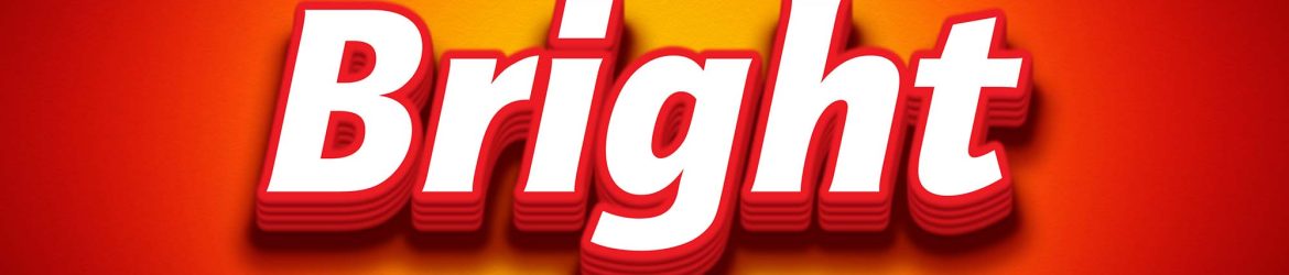 Free Bright Photoshop Text Effect - Free Photoshop PSD files