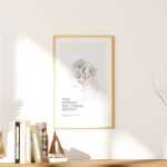 Free Bright Wooden 11x17 Wall Frame Mockup