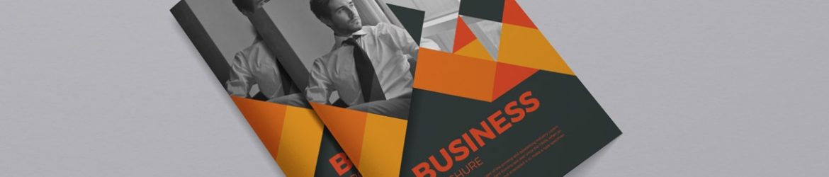 Free Brochure Cover Mockup PSD