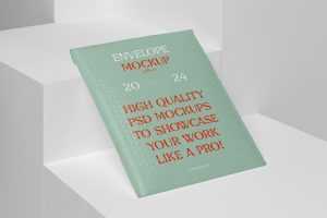 Free Bubble Envelop on Boxes Mockup