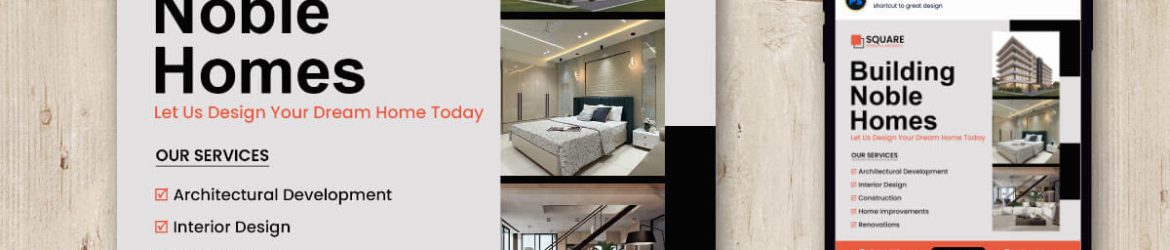 Free Building Noble Homes Social Media Post PSD