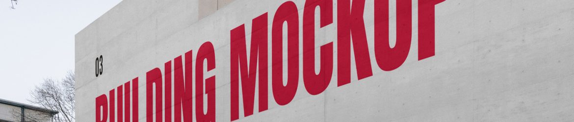 Free Building Wall Mockup Free Building Wall Mockup