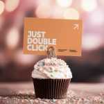 Free Business Card Mockup Bokeh Background