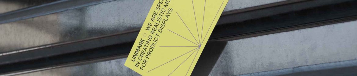 Free Business Card Mockup Placed on Metal