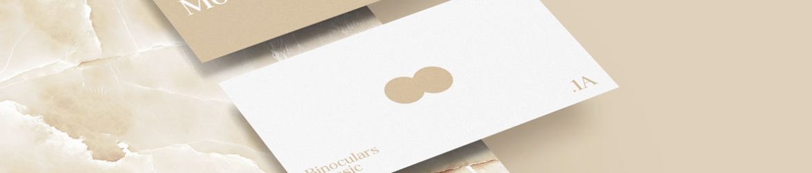 Free Business Card Mockup PSD Scene
