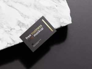 Free Business Card Mockup PSD set for Branding