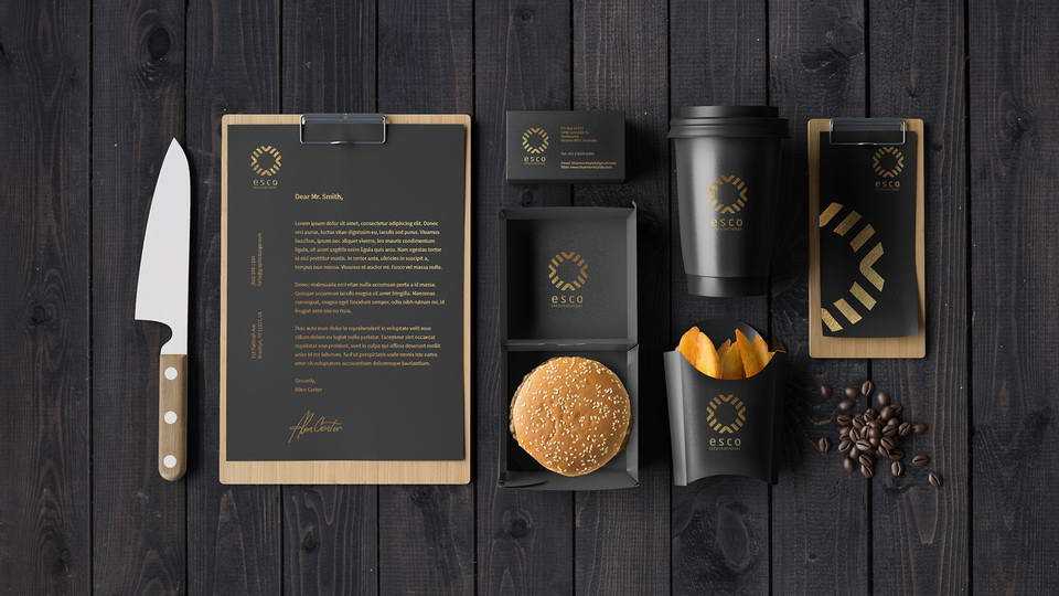 Free Cafe Restaurant Identity Mockup PSD