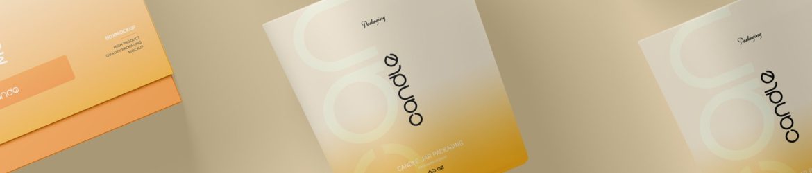 Free Candle Glass Packaging Mockup
