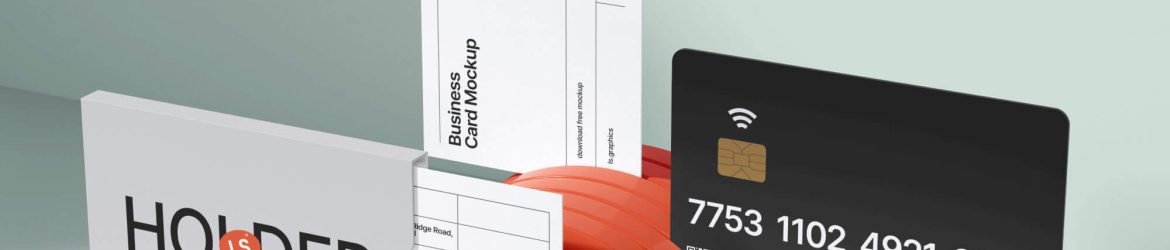 Free Cardholder With Cards Mockup - Free Photoshop Files