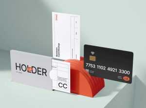 Free Cardholder With Cards Mockup - Free Photoshop Files