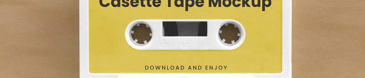 Free Cassette Tape Mockup PSD - Free PSD Mockups | PsFiles